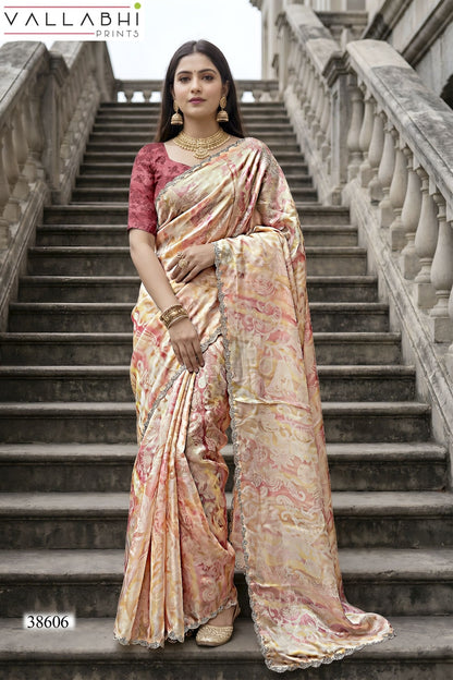 Berry Vol 15 Vallabhi Prints Sarees Wholesaler