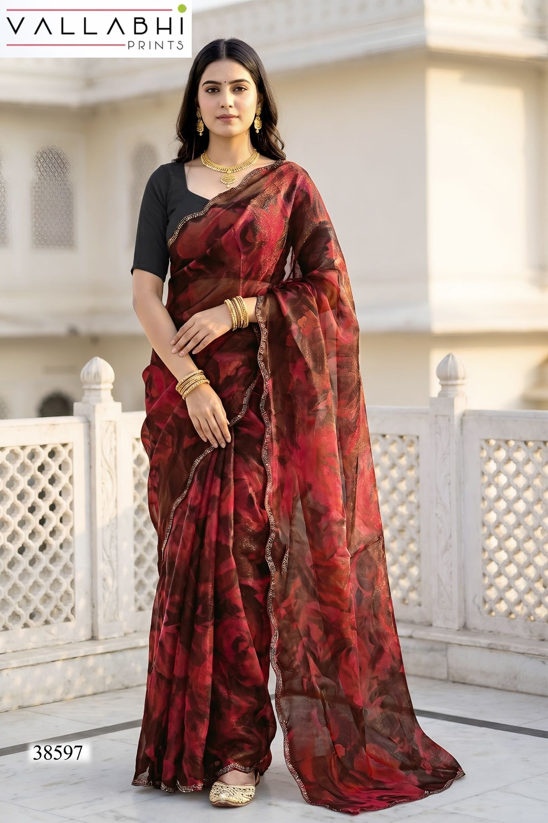 Berry Vol 16 Vallabhi Prints Sarees Manufacturer Ahmedabad
