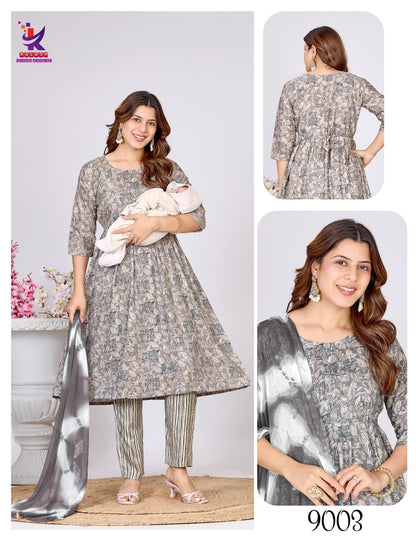 Best Moment Mlm Kalash Lifestyle Rayon 14Kg Feeding Readymade Suit Manufacturer Gujarat