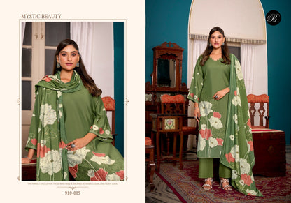 Betaab Belliza Designer Studio Viscose Muslin Karachi Salwar Suits Wholesale Rate