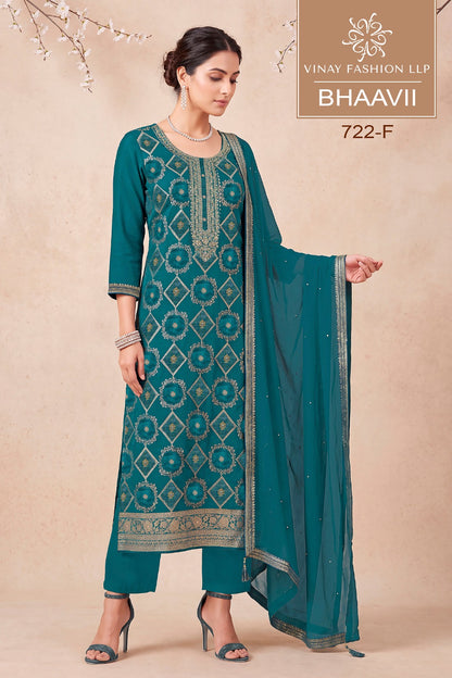 Bhaavii Vinay Fashion Llp Russian Silk Pant Style Suits Exporter Gujarat