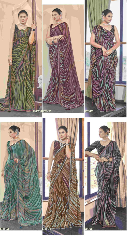 Bhadra Vol 2 Vallabhi Prints Georgette Sarees Manufacturer