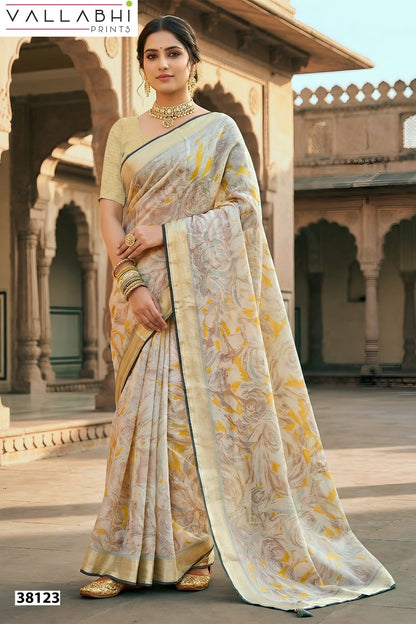 Bhadranshi Vallabhi Prints Moss Sarees Exporter Gujarat
