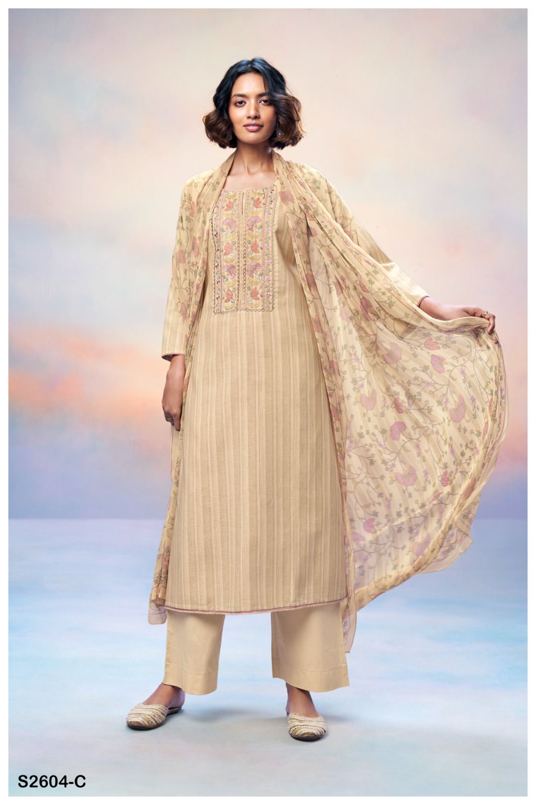 Bhargavi 2604 Ganga Woven Plazzo Style Suits Supplier