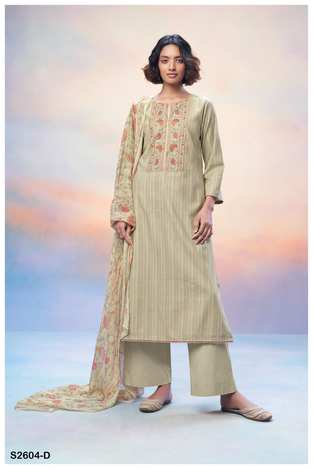 Bhargavi 2604 Ganga Woven Plazzo Style Suits Supplier