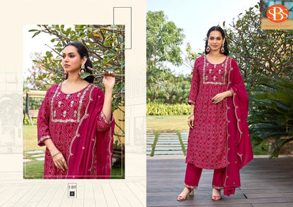 Bhargavi Sbs Rayon Readymade Pant Style Suits Manufacturer India