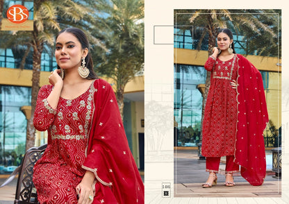 Bhargavi Sbs Rayon Readymade Pant Style Suits Manufacturer India