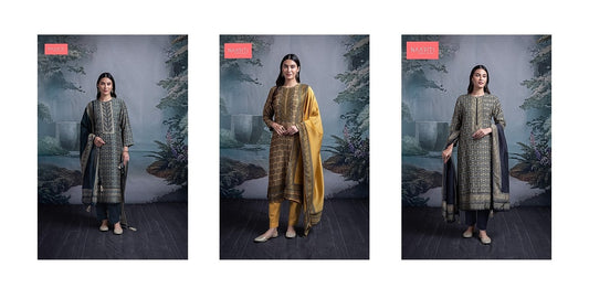 Bhavam Naariti Pure Silk Pant Style Suits Wholesaler India
