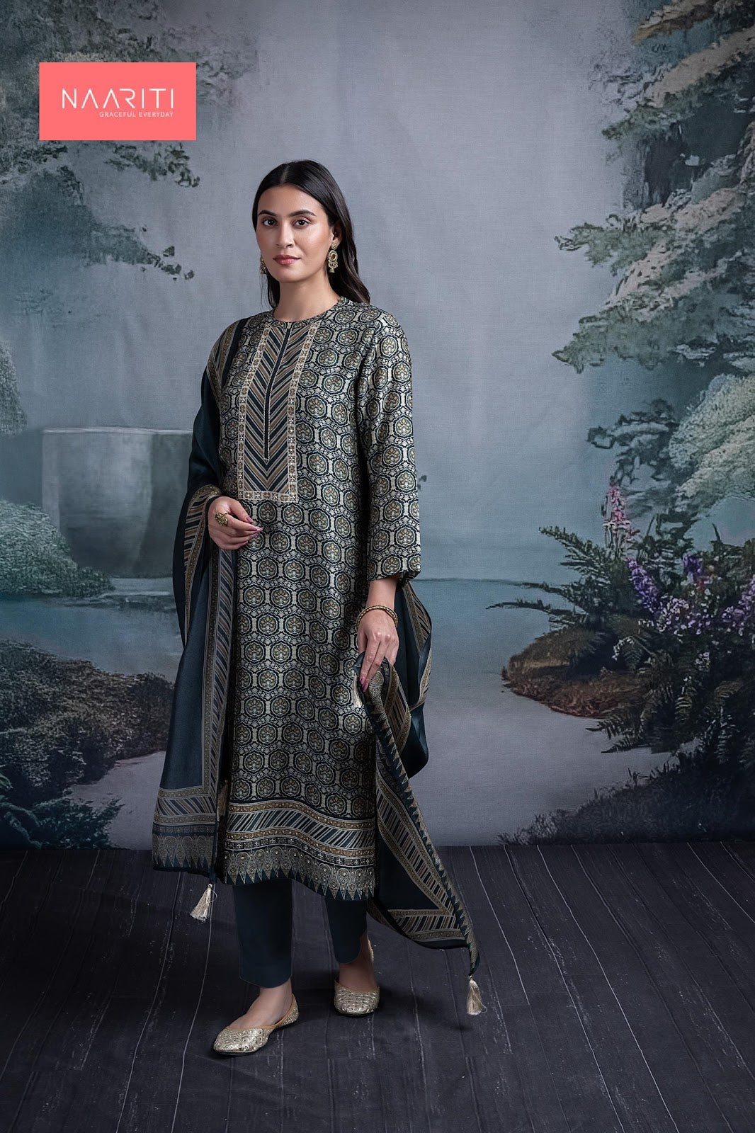 Bhavam Naariti Pure Silk Pant Style Suits Wholesaler India