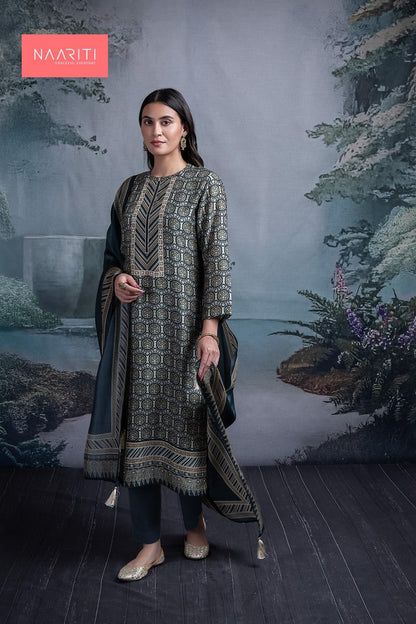 Bhavam Naariti Pure Silk Pant Style Suits Wholesaler India