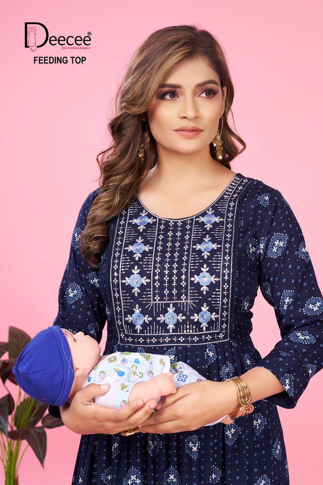 Bhavika Deecee Rayon Feeding Kurtis Manufacturer