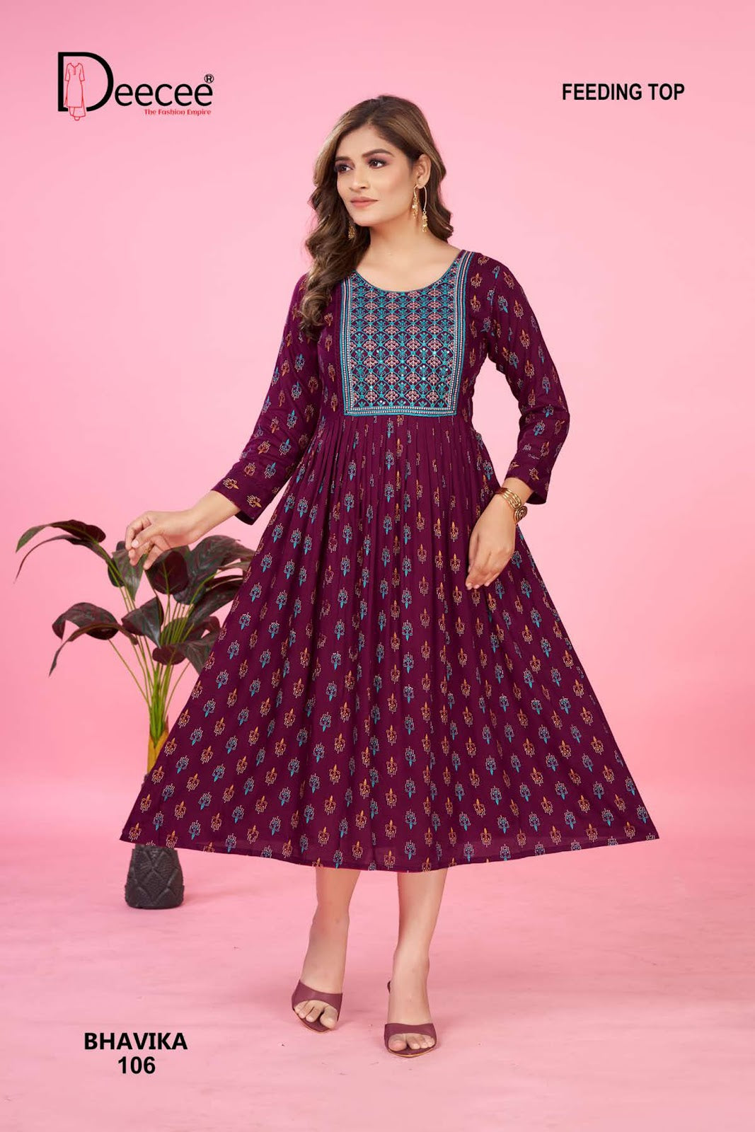 Bhavika Deecee Rayon Feeding Kurtis Manufacturer