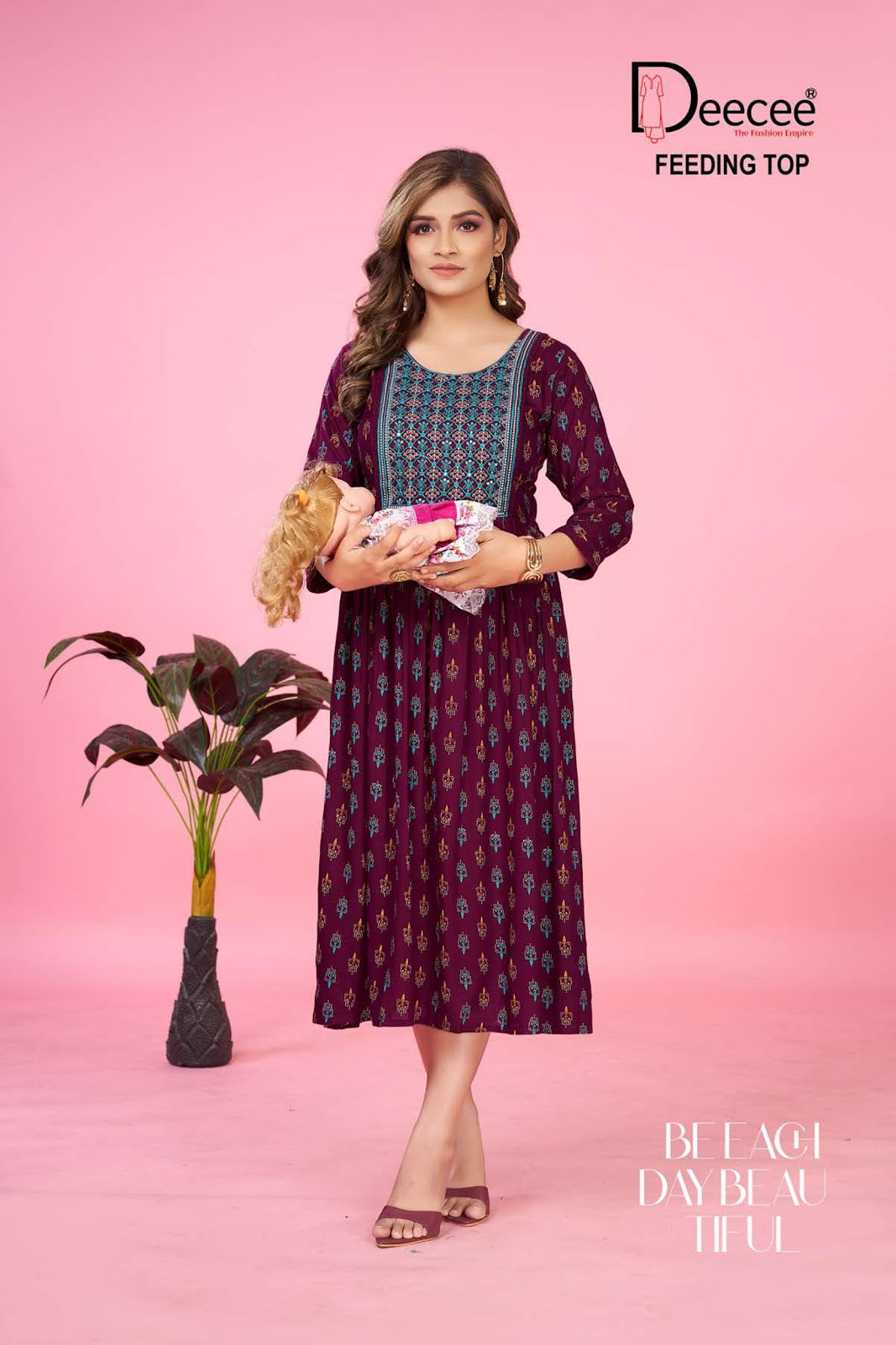 Bhavika Deecee Rayon Feeding Kurtis Manufacturer