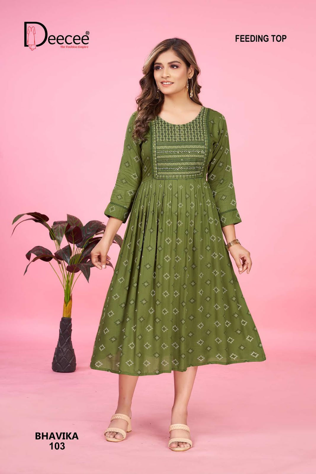 Bhavika Deecee Rayon Feeding Kurtis Manufacturer