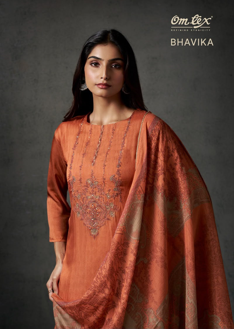 Bhavika Omtex Dutch Silk Pant Style Suits Manufacturer India