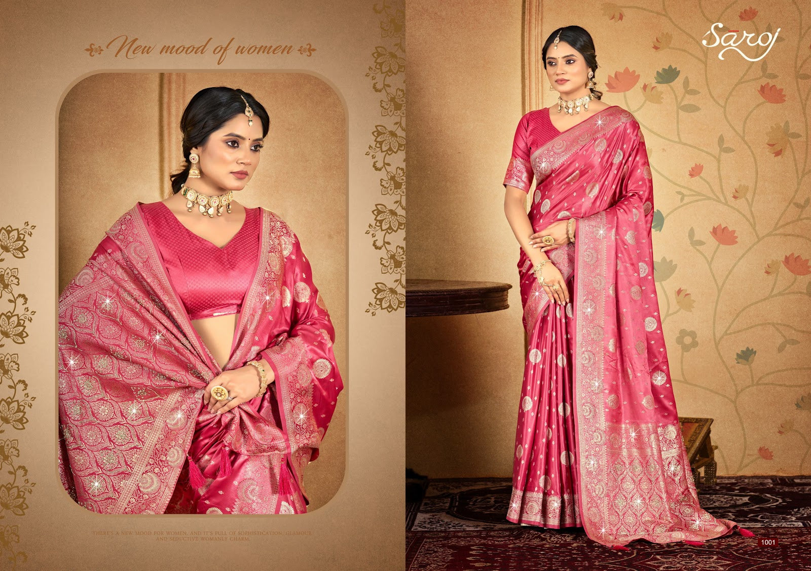 Bhavika Satin Saroski Vol 5 Saroj Sarees Manufacturer
