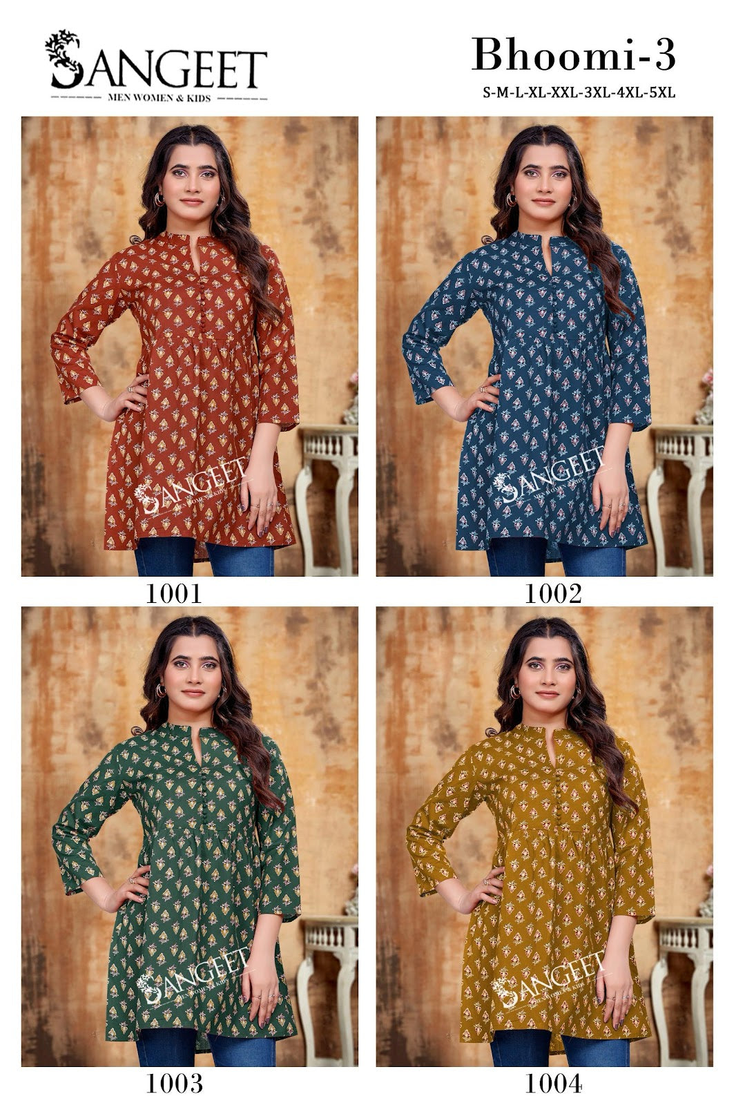 Bhoomi 3 Sangeet Cotton Fancy Tops Manufacturer