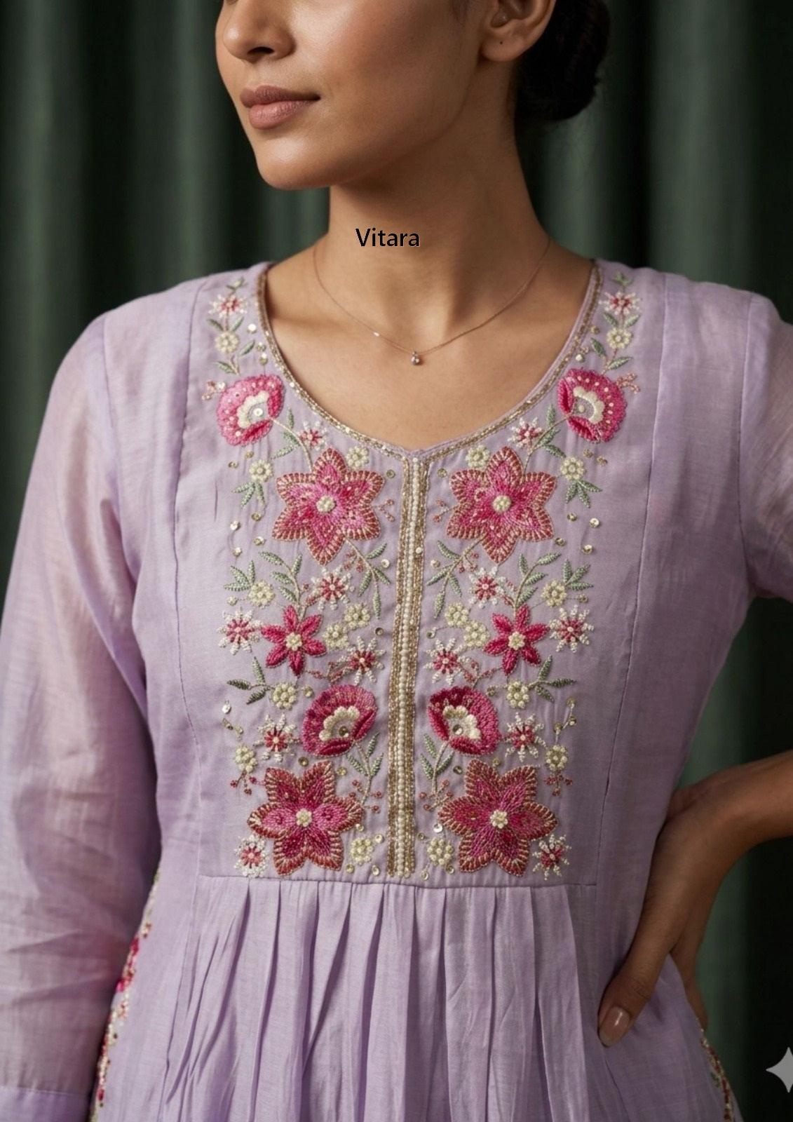 Bhoomika 2 Vitara Chanderi Readymade Pant Style Suits Wholesaler Ahmedabad