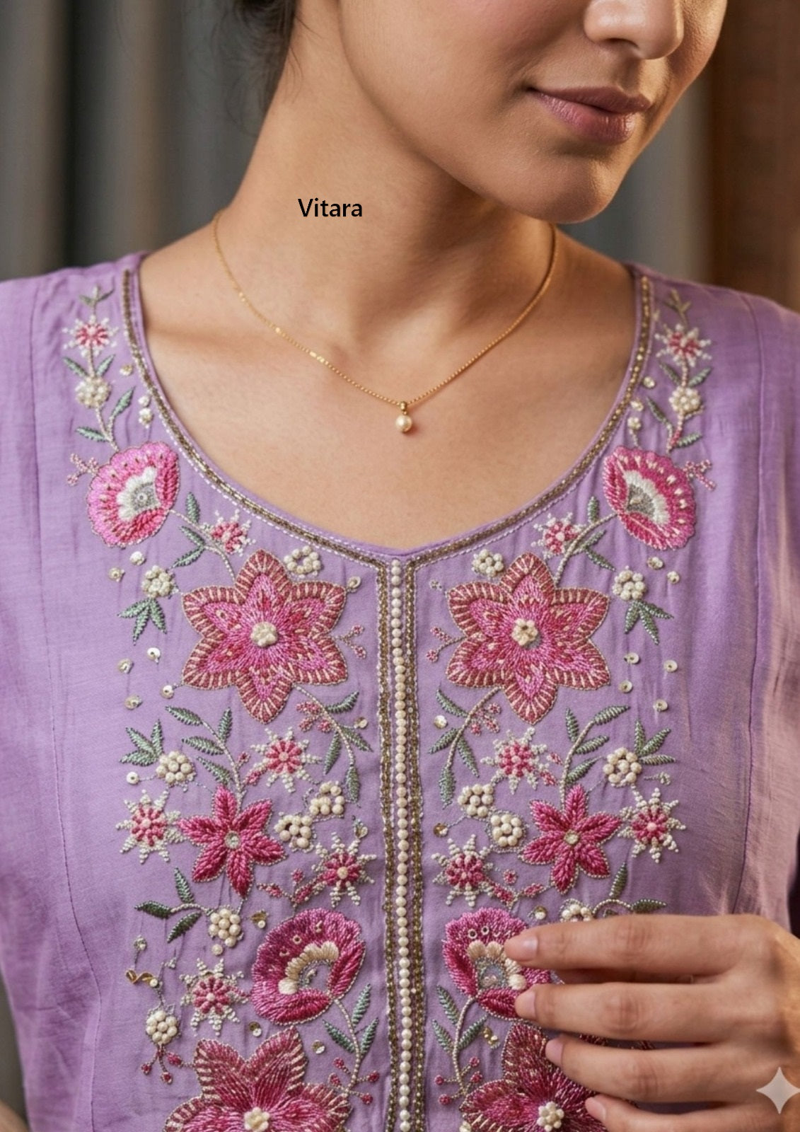 Bhoomika 2 Vitara Chanderi Readymade Pant Style Suits Wholesaler Ahmedabad