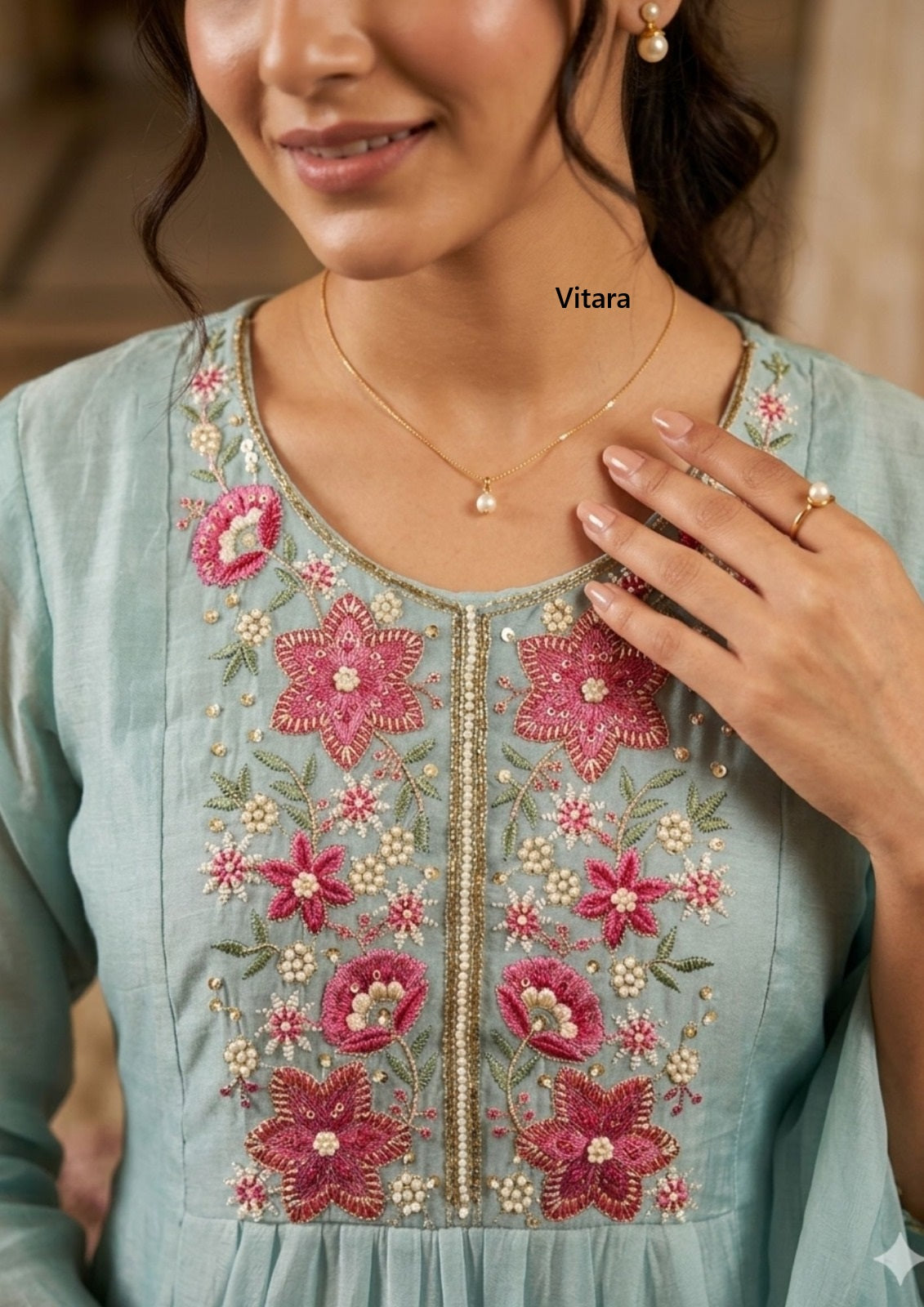Bhoomika 2 Vitara Chanderi Readymade Pant Style Suits Wholesaler Ahmedabad