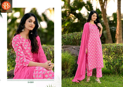 Bhrithi Sbs Cotton Readymade Pant Style Suits Wholesale