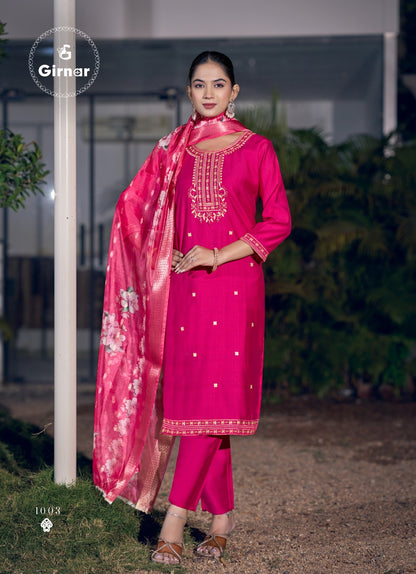 Bhrithi Vol 1 Girnar Vertican Readymade Pant Style Suits Wholesale Rate