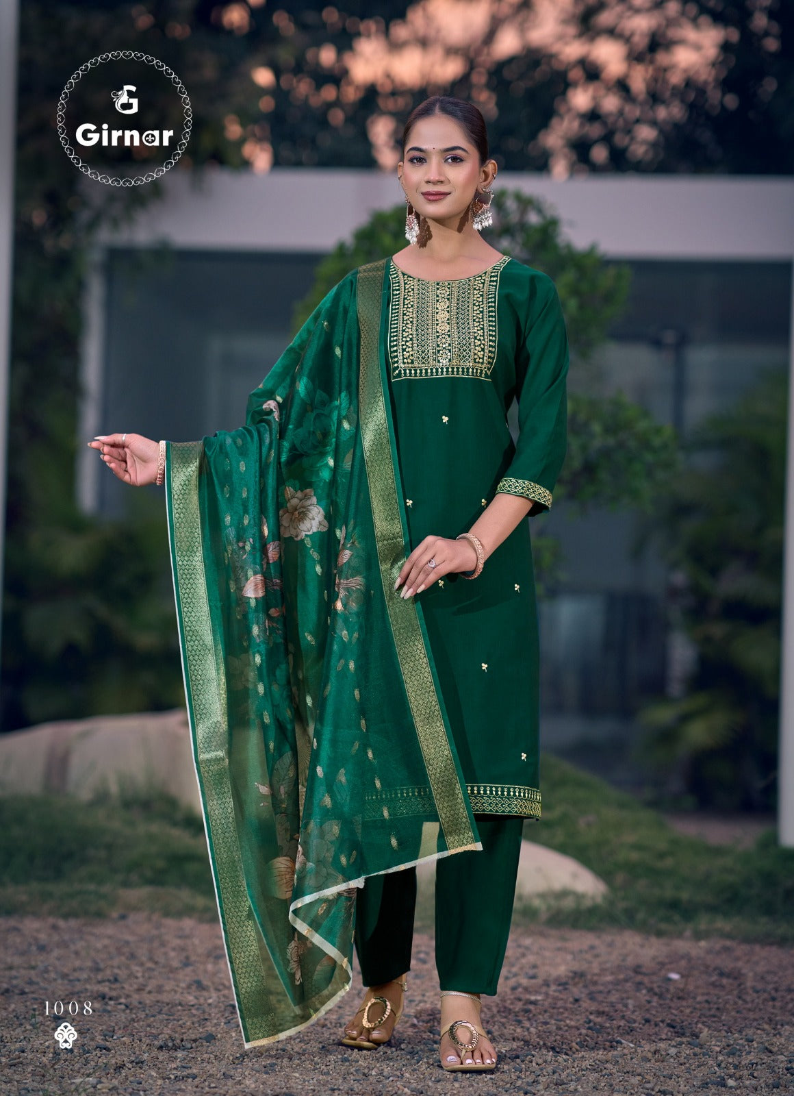Bhrithi Vol 1 Girnar Vertican Readymade Pant Style Suits Wholesale Rate