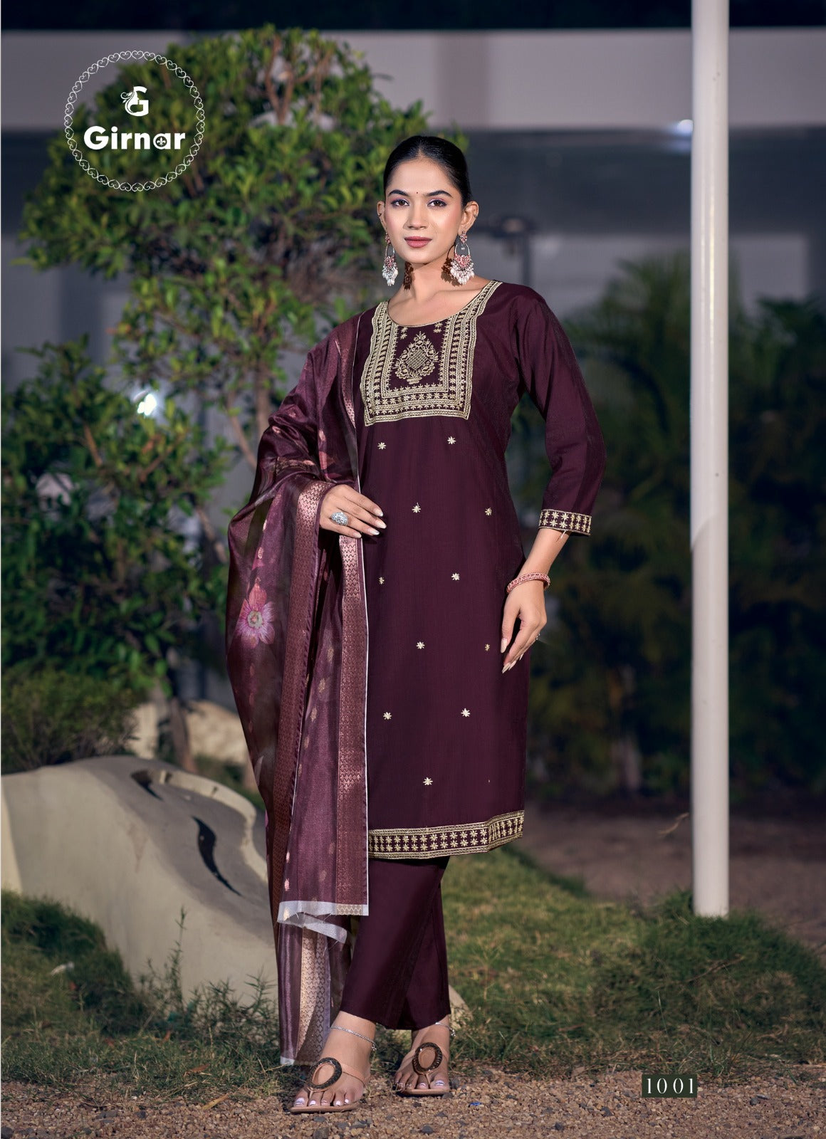 Bhrithi Vol 1 Girnar Vertican Readymade Pant Style Suits Wholesale Rate