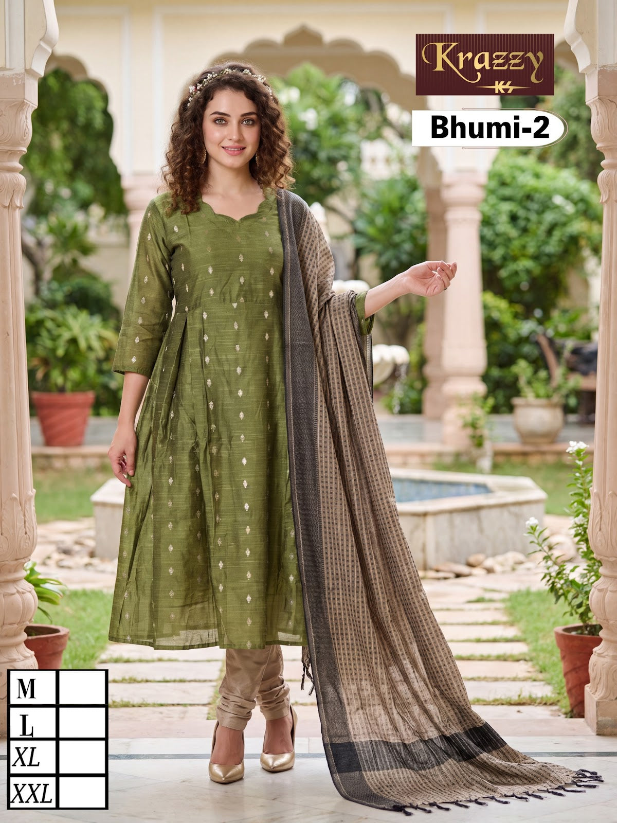 Bhumi Krazzy Kanha Raw Silk Readymade Anarkali Suits Supplier Gujarat