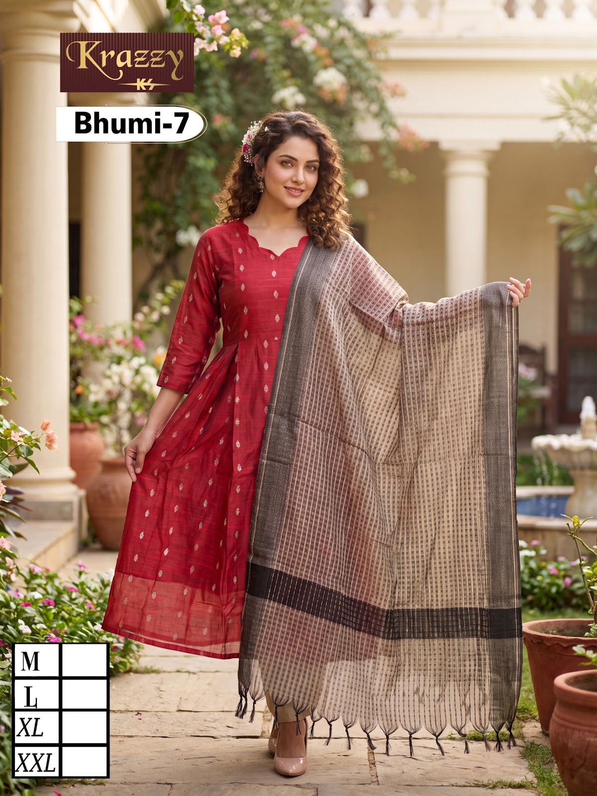 Bhumi Krazzy Kanha Raw Silk Readymade Anarkali Suits Supplier Gujarat