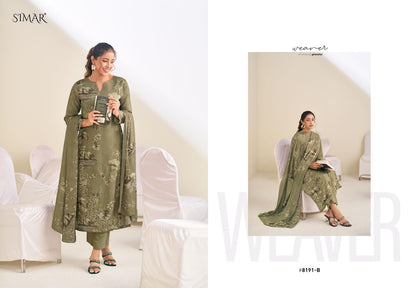 Bhumika Simar Viscose Muslin Pant Style Suits Wholesaler Ahmedabad