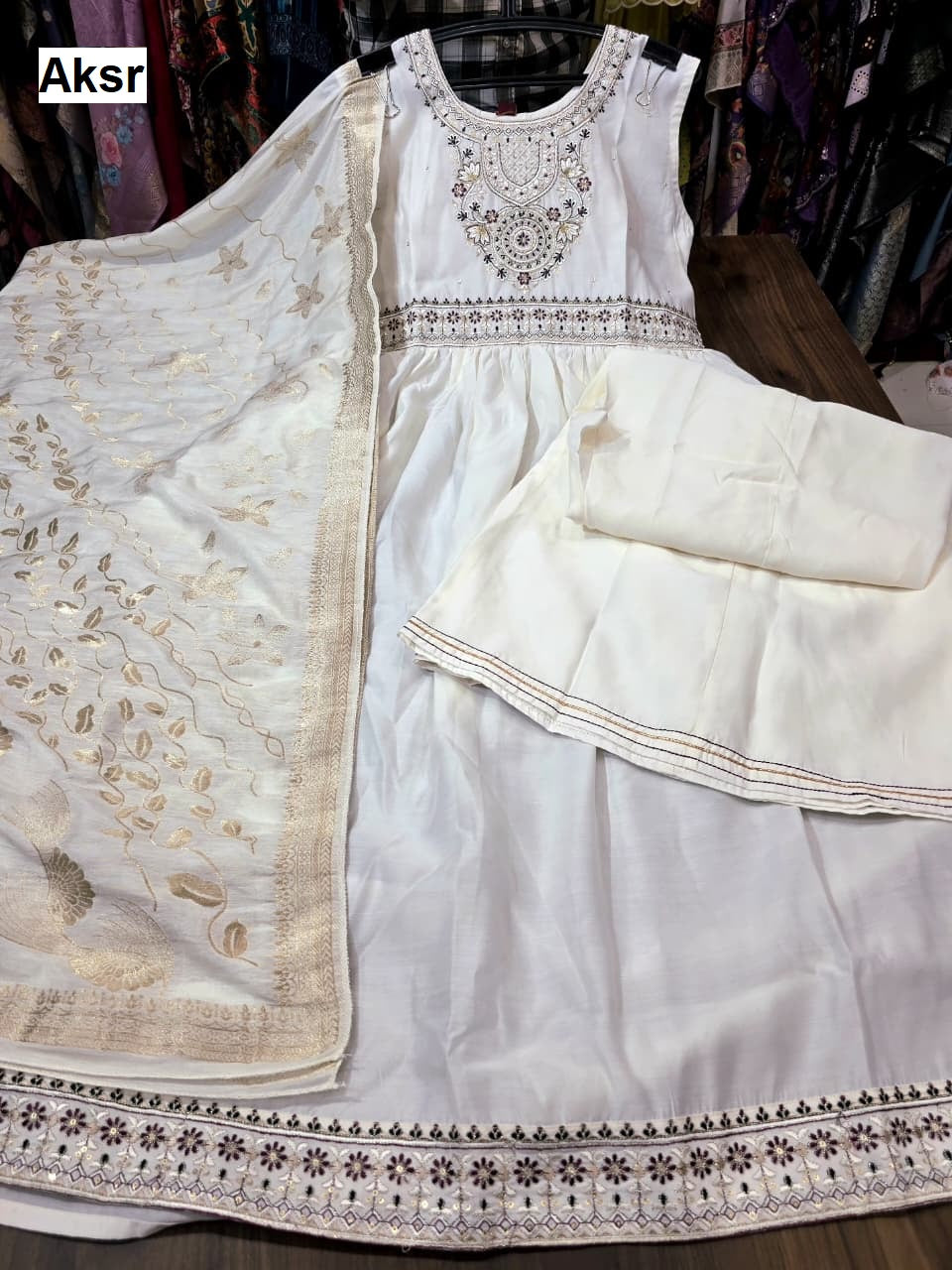 Big Flair 0708 Aksr Roman Silk Readymade Plazzo Style Suits Supplier Ahmedabad