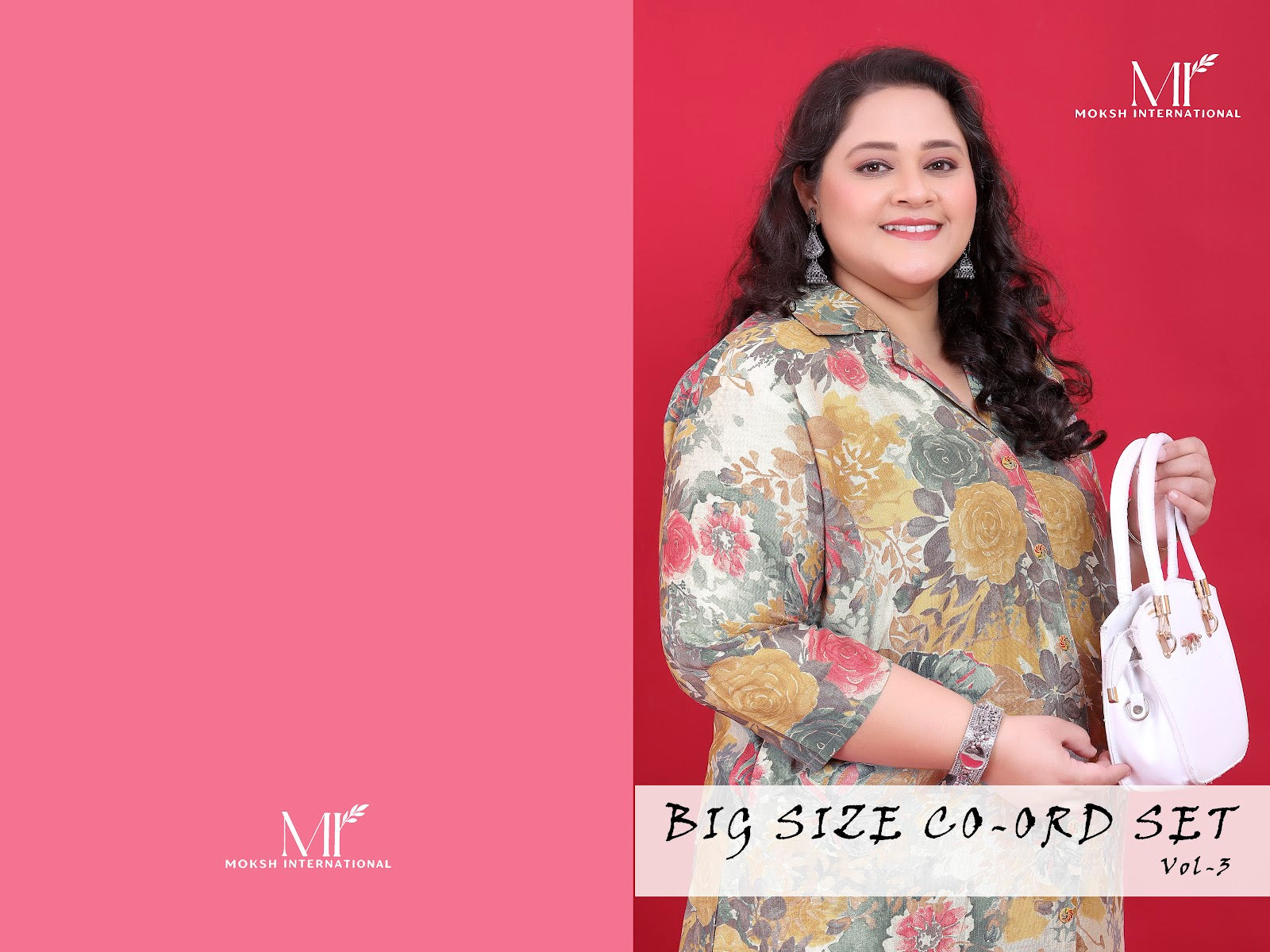 Big Size Vol 3 Moksh Premium Vertical Co Ord Set Wholesale Price