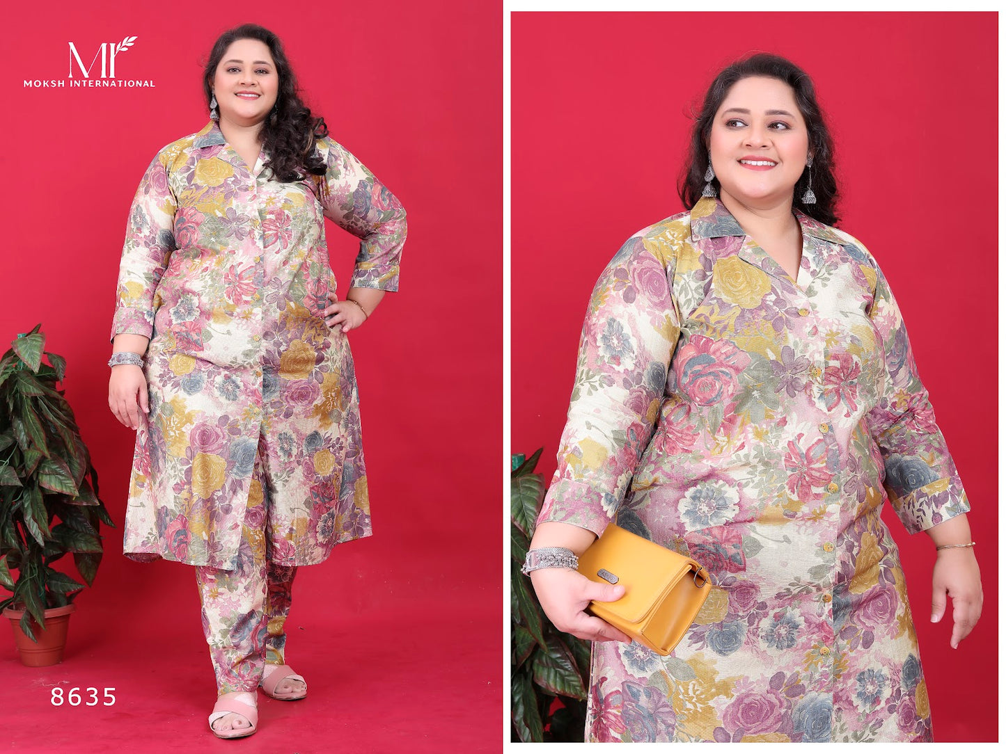 Big Size Vol 3 Moksh Premium Vertical Co Ord Set Wholesale Price