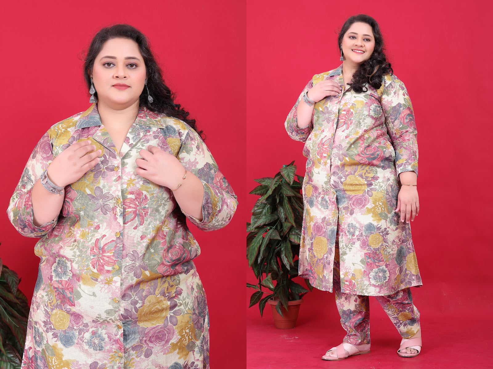 Big Size Vol 3 Moksh Premium Vertical Co Ord Set Wholesale Price
