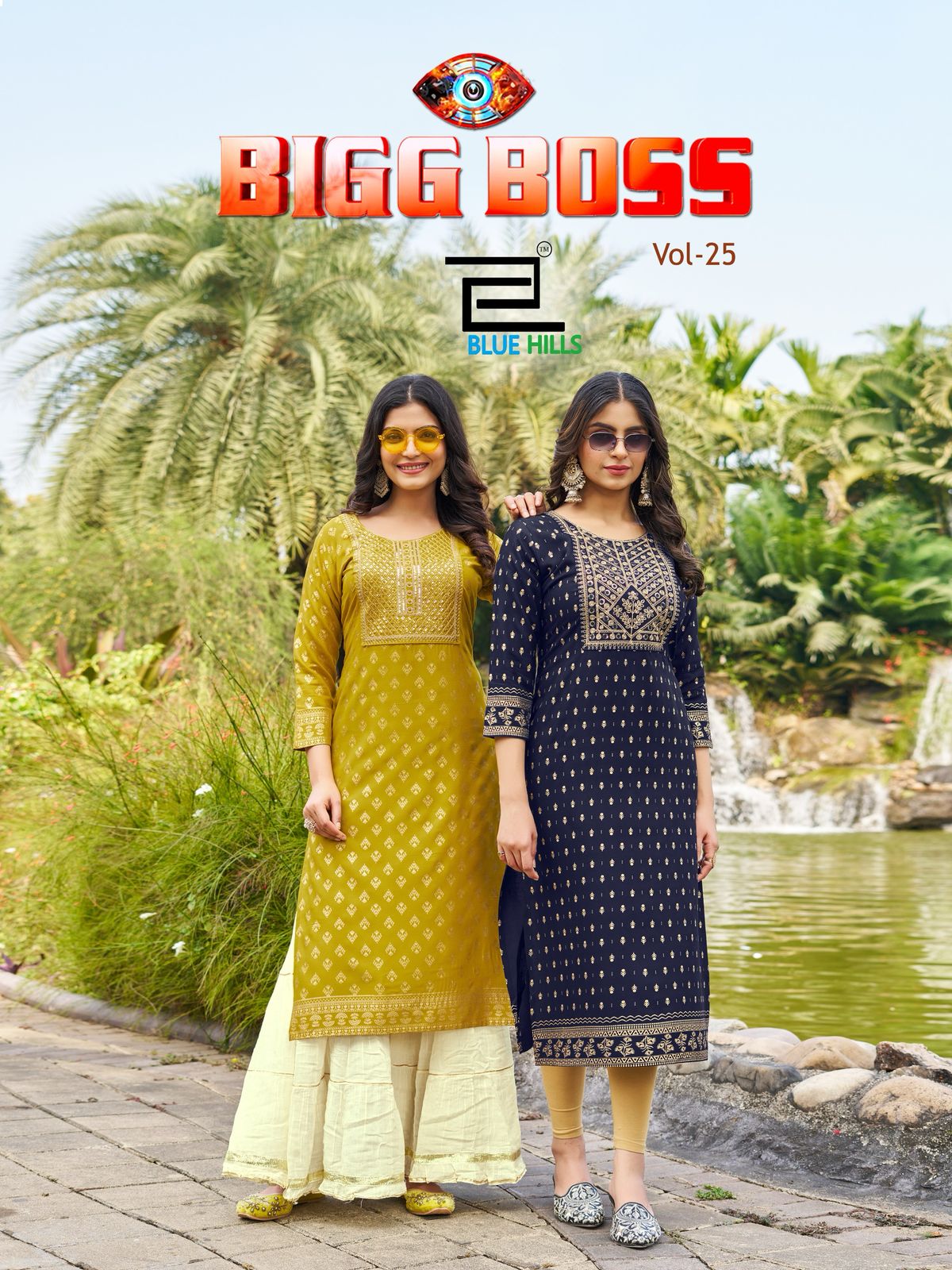 Bigg Boss Vol 25 Blue Hills Rayon 14Kg Kurtis Manufacturer India