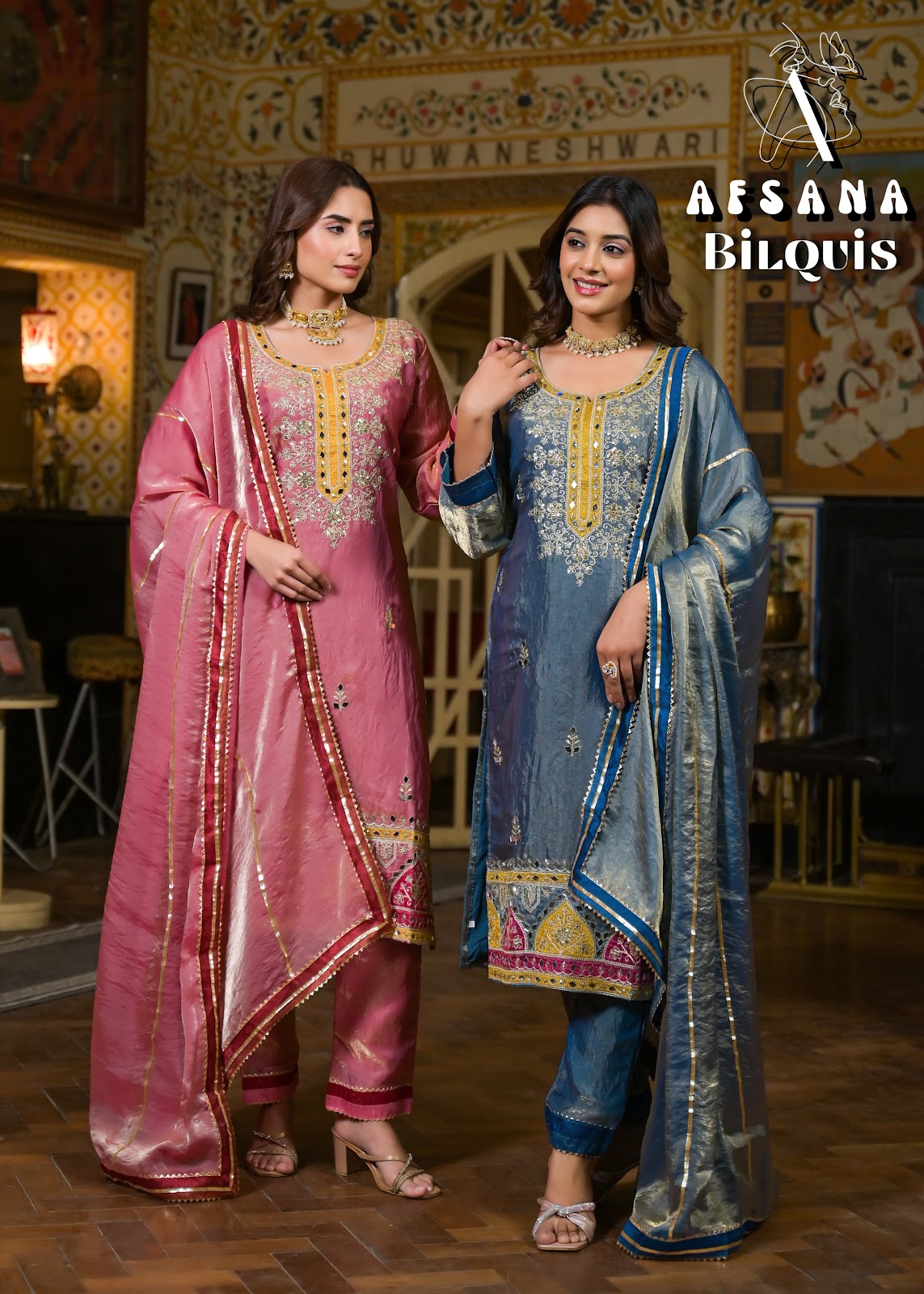 Bilquis Afsana Simmer Pakistani Readymade Suits Supplier