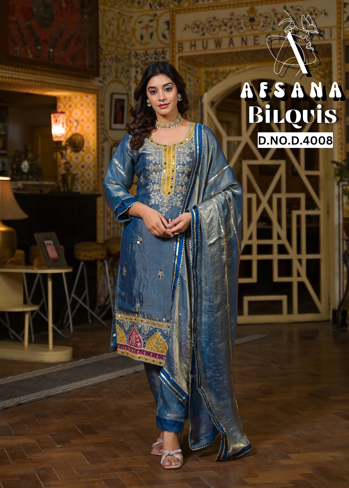 Bilquis Afsana Simmer Pakistani Readymade Suits Supplier
