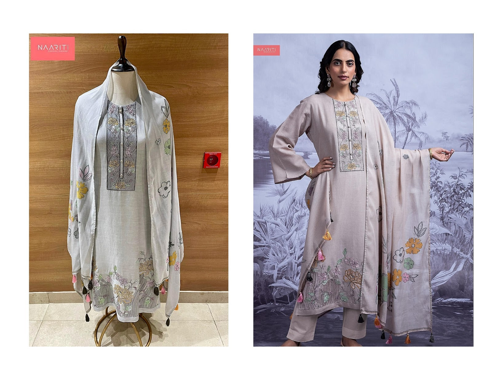 Bilreez Naariti Linen Pant Style Suits Wholesaler Ahmedabad