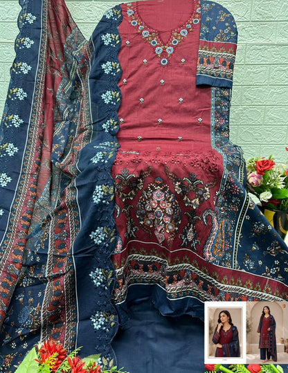 Bin Saeed Vol 17 Shraddha Designer Cotton Karachi Salwar Suits Exporter Gujarat