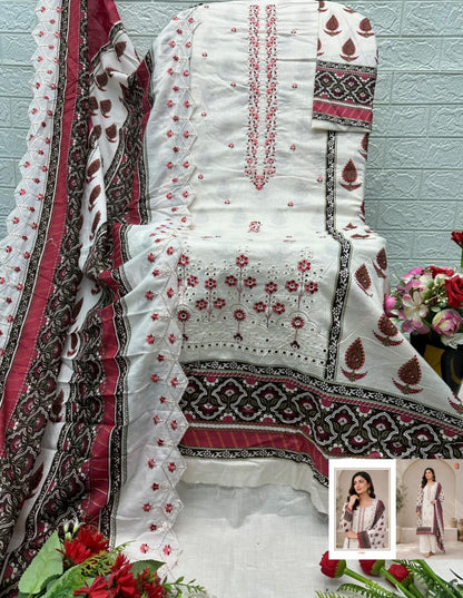 Bin Saeed Vol 17 Shraddha Designer Cotton Karachi Salwar Suits Exporter Gujarat