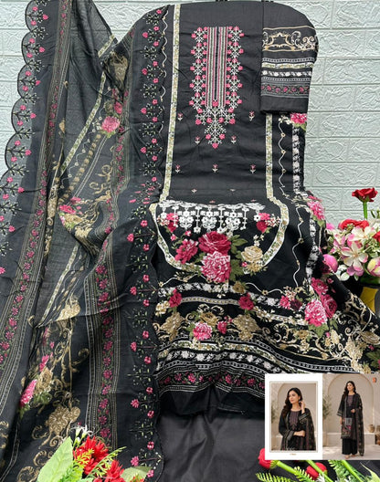 Bin Saeed Vol 17 Shraddha Designer Cotton Karachi Salwar Suits Exporter Gujarat