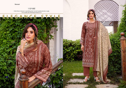 Bin Kareem Vol 2 Romani Cotton Karachi Salwar Suits Wholesale