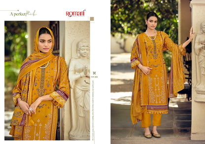Bin Kareem Vol 3 Romani Mix Cotton Karachi Salwar Suits Supplier Ahmedabad