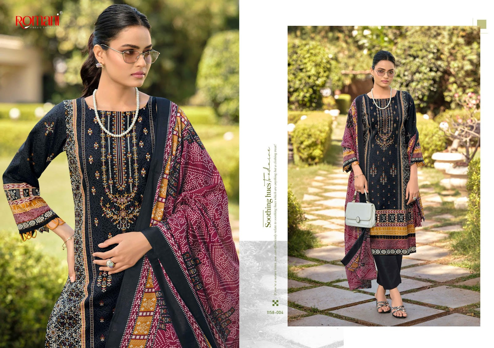 Bin Kareem Vol 6 Romani Cotton Karachi Salwar Suits Exporter Gujarat