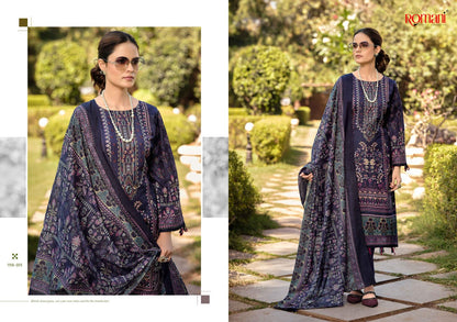 Bin Kareem Vol 6 Romani Cotton Karachi Salwar Suits Exporter Gujarat