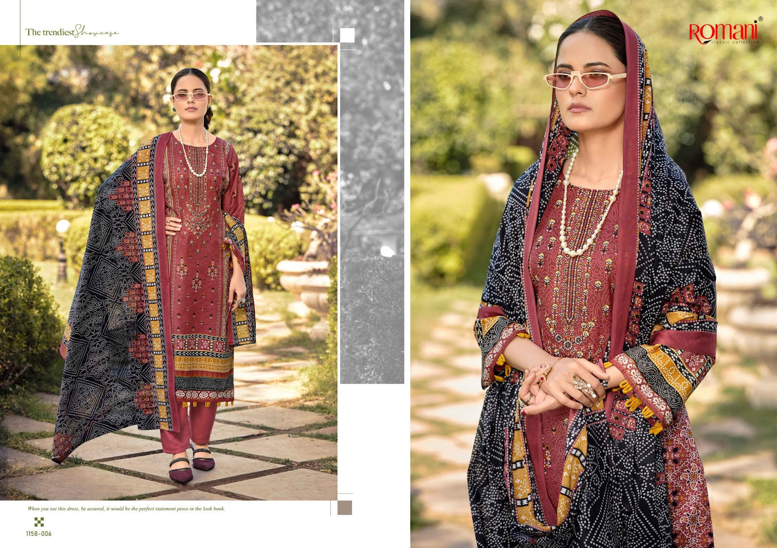 Bin Kareem Vol 6 Romani Cotton Karachi Salwar Suits Exporter Gujarat