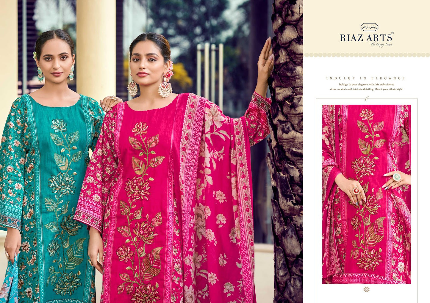 Bin Saeed 10 Riaz Art Cotton Karachi Salwar Suits Manufacturer Gujarat