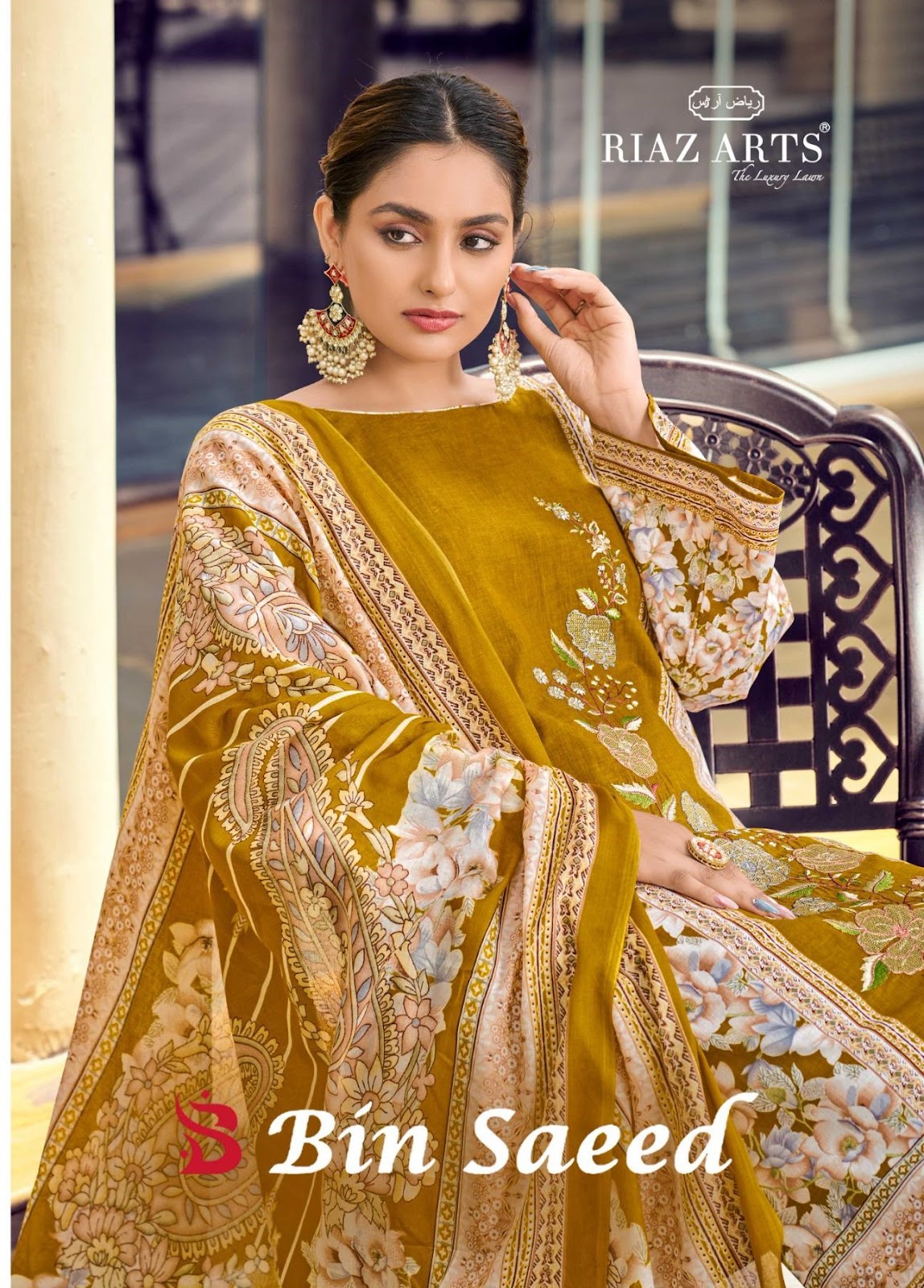 Bin Saeed 10 Riaz Art Cotton Karachi Salwar Suits Manufacturer Gujarat