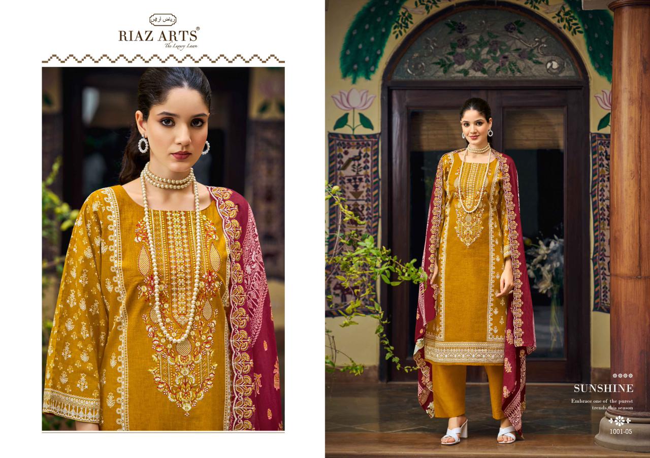 Bin Saeed 11 Riaz Art Cotton Karachi Salwar Suits Manufacturer